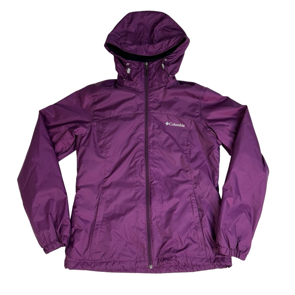 Columbia Women's Switchback Sherpa Lined Jacket Purple Size XS Hooded